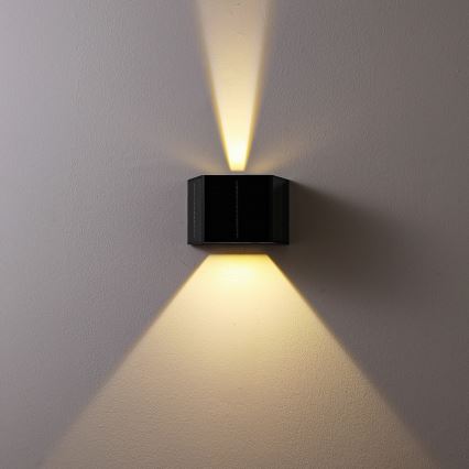 Brilagi - LED Päikesepaneeliga seinavalgusti koos anduriga SOLAR CUBE LED/2W/3,2V 1300 mAh IP54