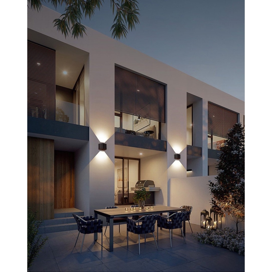 Brilagi - LED Päikesepaneeliga seinavalgusti koos anduriga SOLAR CUBE LED/2W/3,2V 1300 mAh IP54