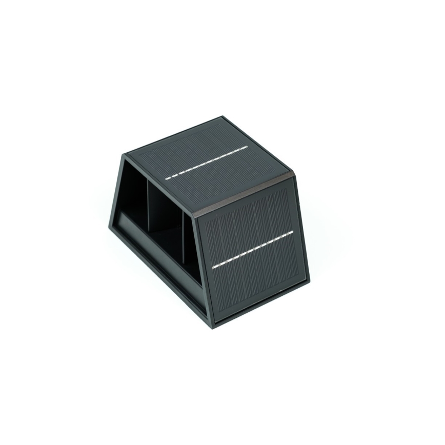 Brilagi - LED Päikesepaneeliga seinavalgusti koos anduriga SOLAR CUBE LED/2W/3,2V 1300 mAh IP54