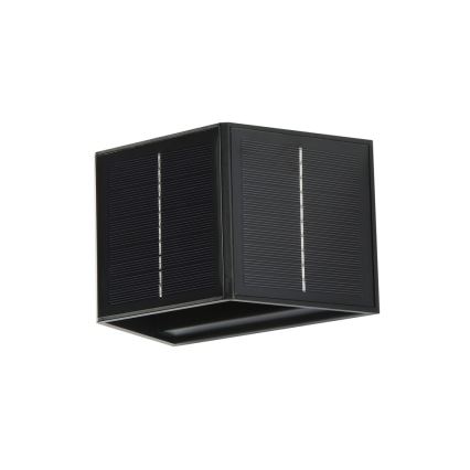 Brilagi - LED Päikesepaneeliga seinavalgusti koos anduriga SOLAR CUBE LED/2W/3,2V 1300 mAh IP54