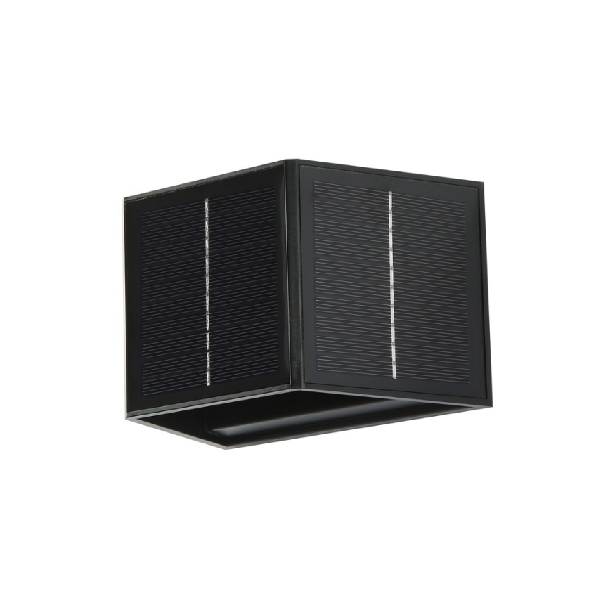 Brilagi - LED Päikesepaneeliga seinavalgusti koos anduriga SOLAR CUBE LED/2W/3,2V 1300 mAh IP54