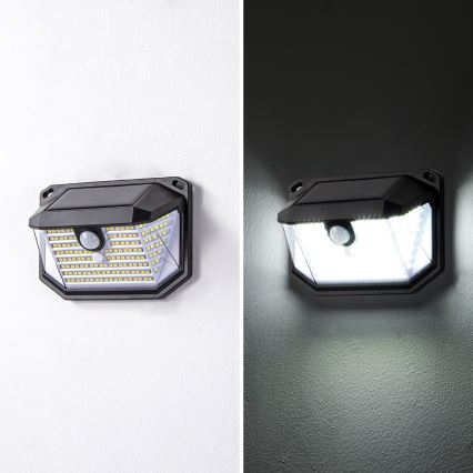 Brilagi - LED Päikesepaneeliga seinavalgusti koos anduriga WALLIE LED/4W/5,5V 1200mAh 6500K IP65