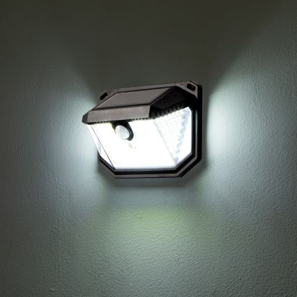 Brilagi - LED Päikesepaneeliga seinavalgusti koos anduriga WALLIE LED/4W/5,5V 1200mAh 6500K IP65