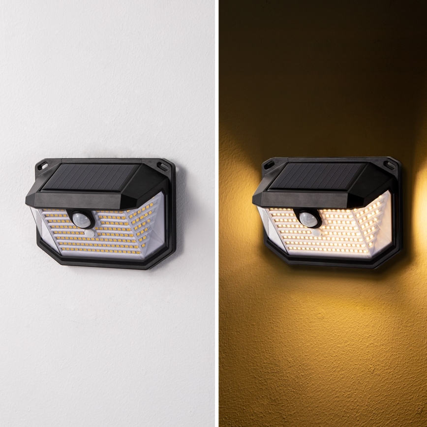 Brilagi - LED Päikesepaneeliga seinavalgusti koos anduriga WALLIE LED/4W/5,5V 1200 mAh 3000K IP65
