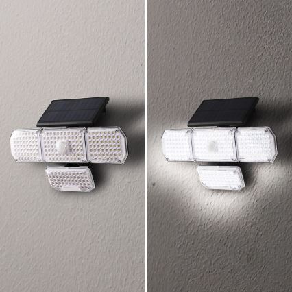Brilagi - LED Päikesepaneeliga seinavalgusti koos anduriga WALLIE LED/5W/5,5V 2400 mAh IP65