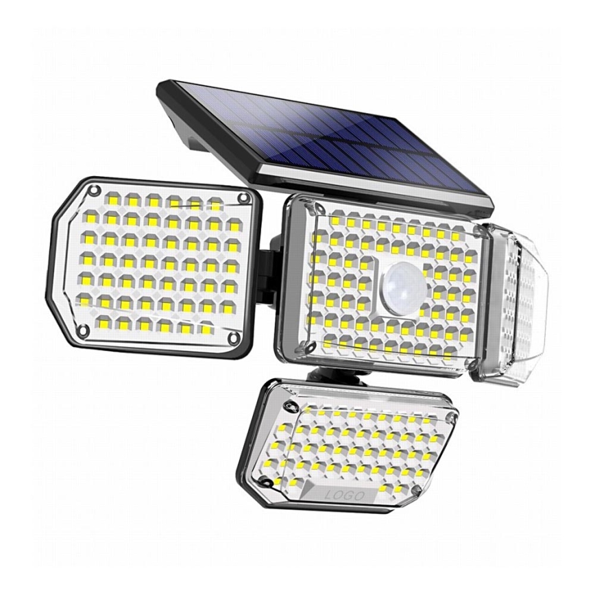 Brilagi - LED Päikesepaneeliga seinavalgusti koos anduriga WALLIE LED/5W/5,5V 2400 mAh IP65