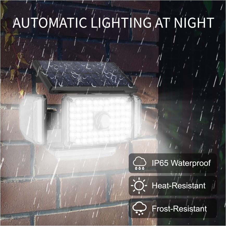 Brilagi - LED Päikesepaneeliga seinavalgusti koos anduriga WALLIE LED/5W/5,5V 2400 mAh IP65