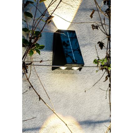 Brilagi - LED Päikesepaneeliga seinavalgusti PYRAMID LED/2W/3,2V 1300 mAh IP54