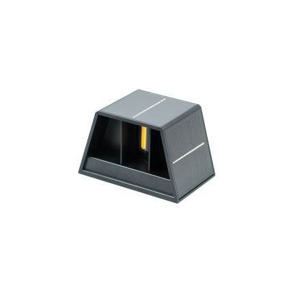 Brilagi - LED Päikesepaneeliga seinavalgusti SOLAR CUBE LED/2W/3,2V 1300 mAh IP54