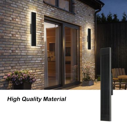 Brilagi - LED hämardatav päikesepaneeliga seinavalgusti SUN LED/4W/3,7V  60 cm 4000 mAh IP44