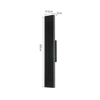 Brilagi - LED hämardatav päikesepaneeliga seinavalgusti SUN LED/4W/3,7V  60 cm 4000 mAh IP44