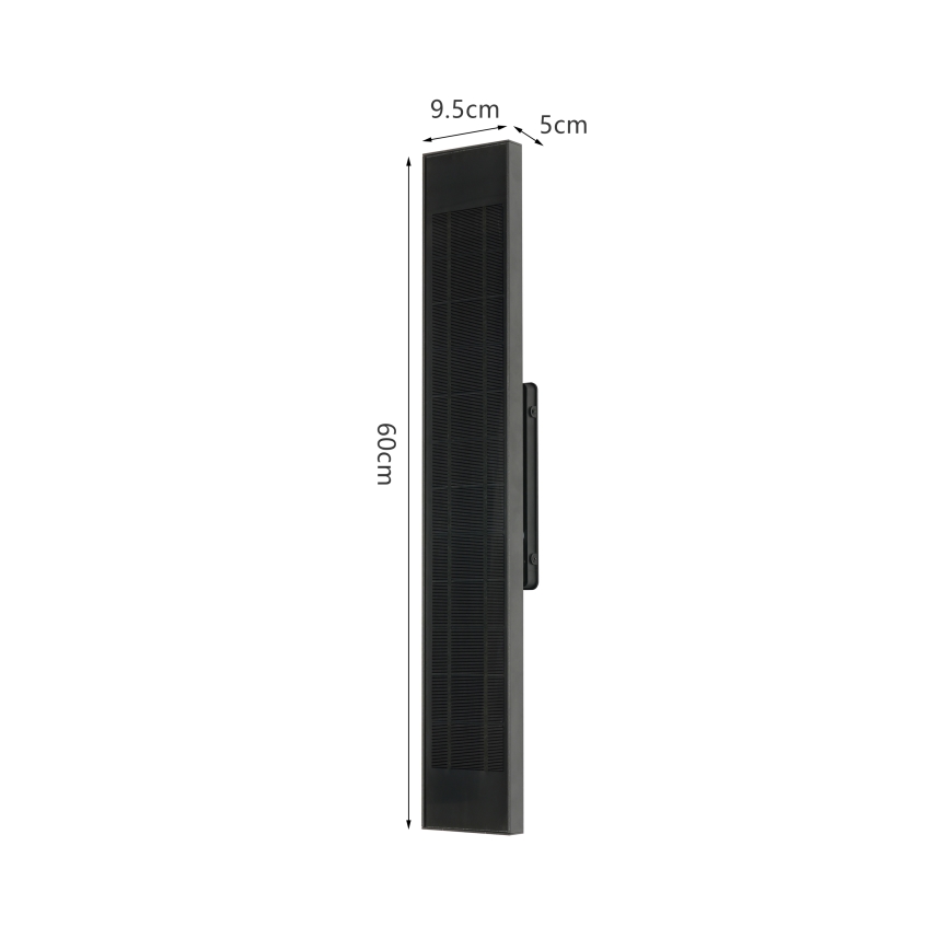Brilagi - LED hämardatav päikesepaneeliga seinavalgusti SUN LED/4W/3,7V  60 cm 4000 mAh IP44