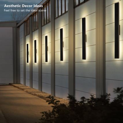 Brilagi - Hämardatav LED päikesepaneeliga seinavalgusti SUN LED/5,5W/230V 100 cm 6000 mAh IP44