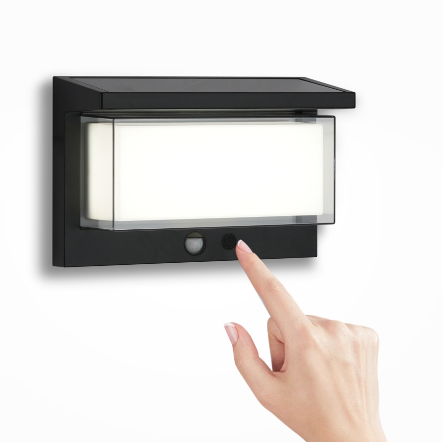 Brilagi - LED päikeseenergia seinavalgusti anduriga SUN LUME LED/10W/3,7V 4000 mAh IP44