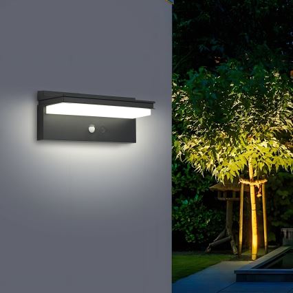 Brilagi - LED päikese seinavalgusti anduriga SUN SENSE LED/10W/3,7V 4000 mAh IP44