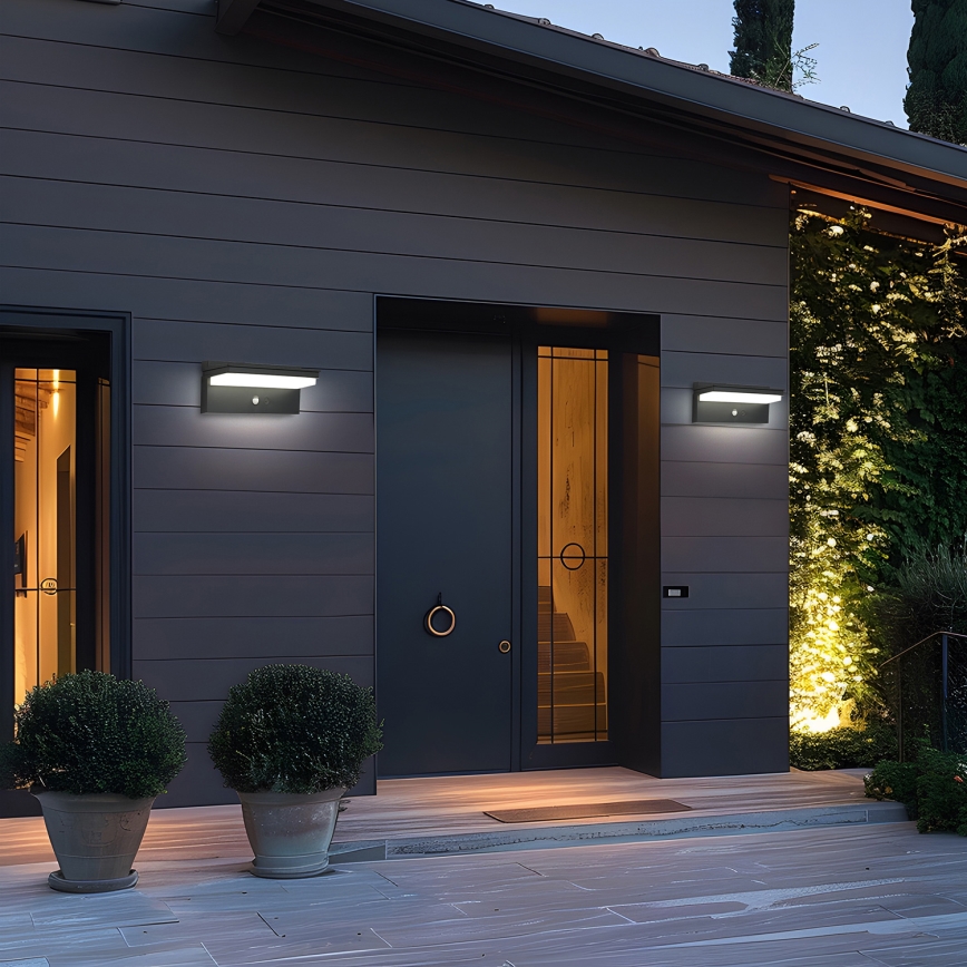 Brilagi - LED päikese seinavalgusti anduriga SUN SENSE LED/10W/3,7V 4000 mAh IP44