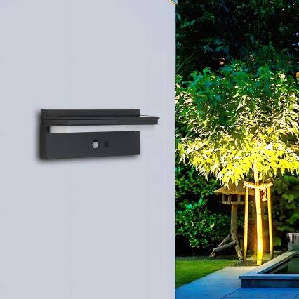 Brilagi - LED päikese seinavalgusti anduriga SUN SENSE LED/10W/3,7V 4000 mAh IP44