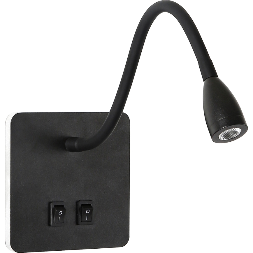 Brilagi - LED Paindlik seinalamp MAYA Double LED/4W/230V + LED/3W must