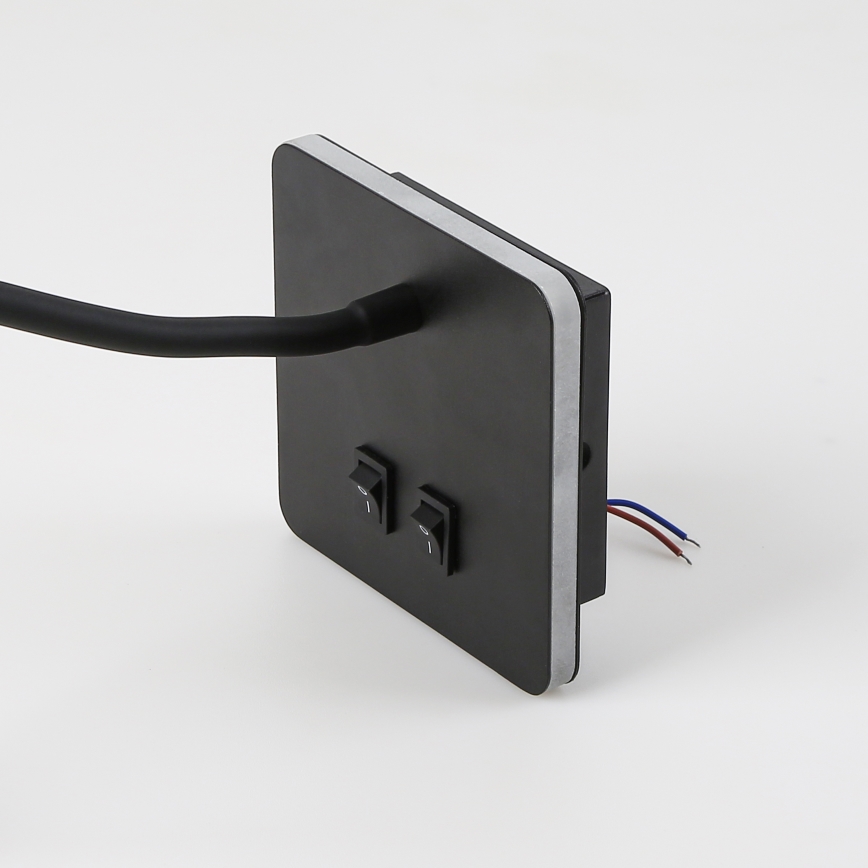 Brilagi - LED Paindlik seinalamp MAYA Double LED/4W/230V + LED/3W must