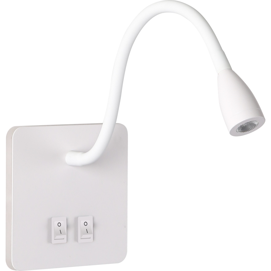 Brilagi - LED Paindlik seinalamp MAYA Double LED/4W/230V + LED/3W valge