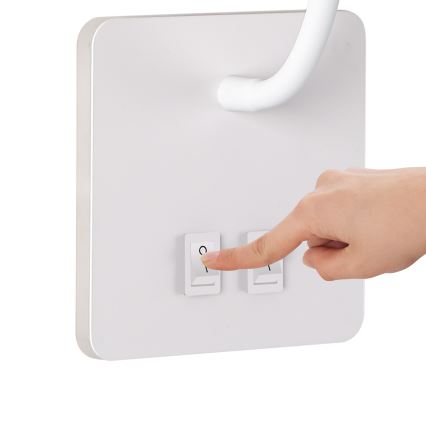 Brilagi - LED Paindlik seinalamp MAYA Double LED/4W/230V + LED/3W valge