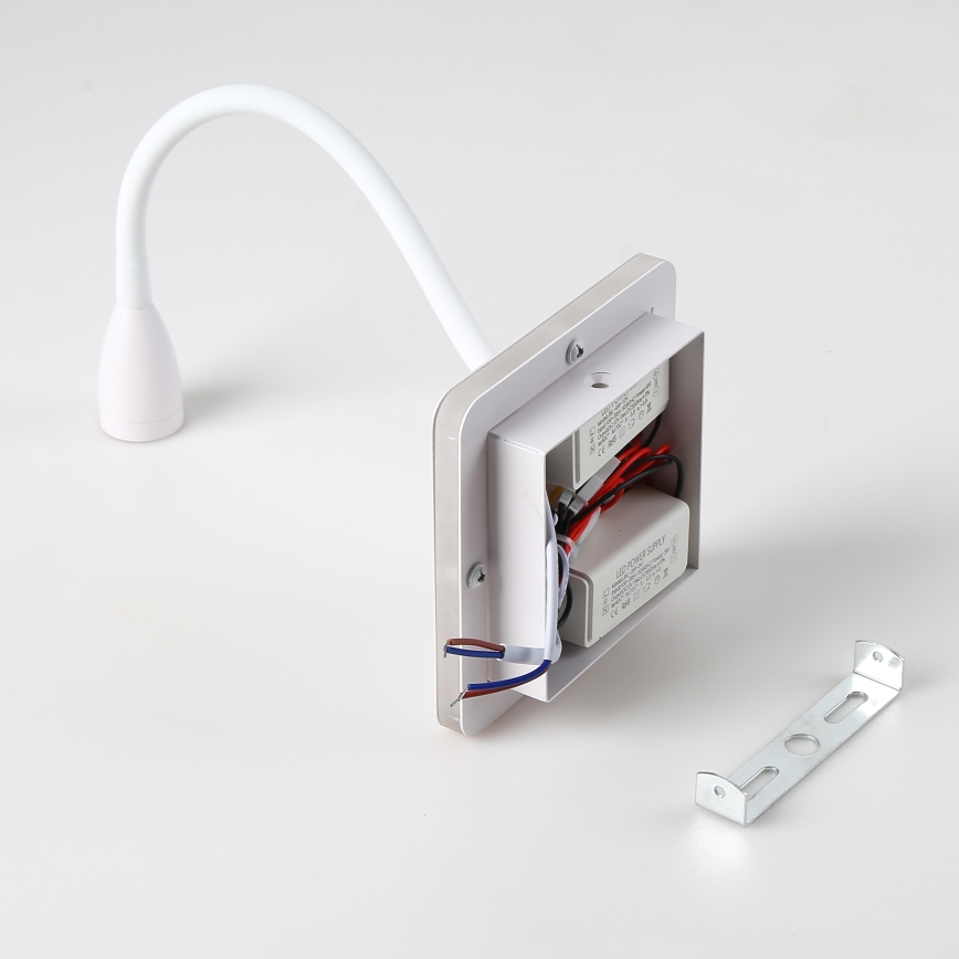 Brilagi - LED Paindlik seinalamp MAYA Double LED/4W/230V + LED/3W valge