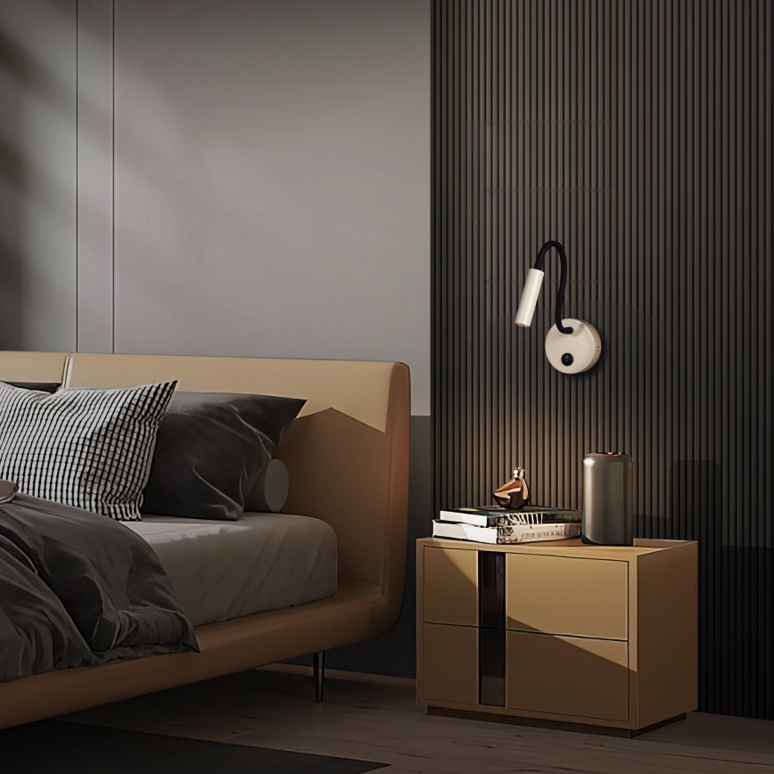 Brilagi - LED Paindlik seinalamp MAYA LED/3W/230V 4000K beež