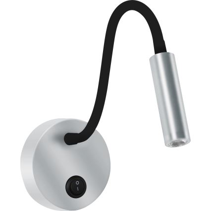 Brilagi - LED Paindlik seinalamp MAYA LED/3W/230V 4000K hõbedane
