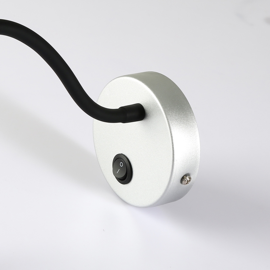 Brilagi - LED Paindlik seinalamp MAYA LED/3W/230V 4000K hõbedane