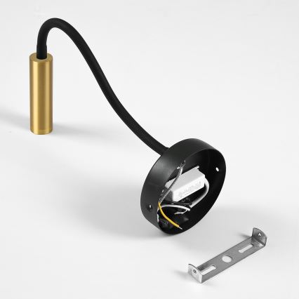 Brilagi - LED Paindlik seinalamp MAYA LED/3W/230V 4000K must/kuldne