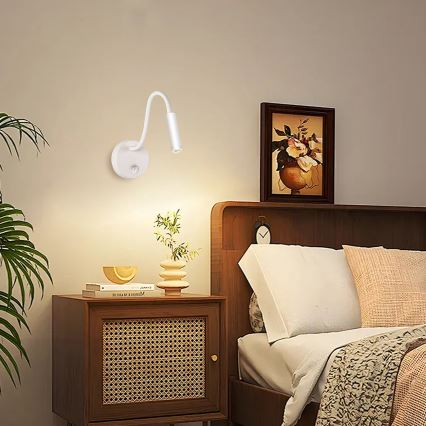 Brilagi - LED Paindlik seinalamp MAYA LED/3W/230V 4000K valge