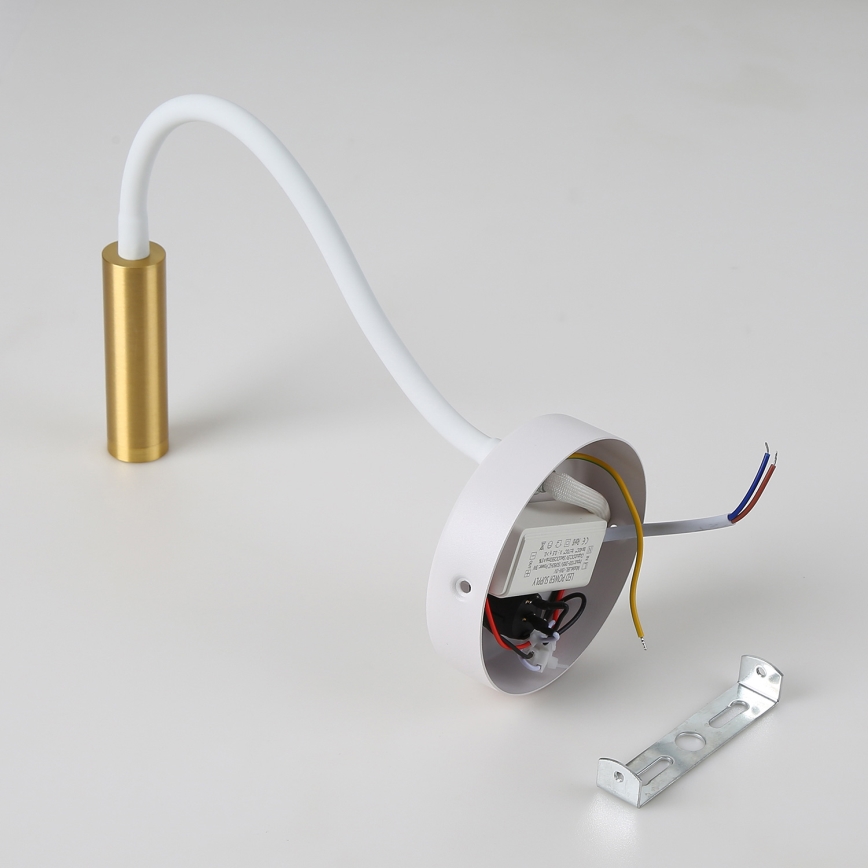 Brilagi - LED Paindlik seinalamp MAYA LED/3W/230V 4000K valge/kuldne
