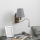 Brilagi - LED Paindlik seinalamp NUBILA 1xE27/25W/230V + LED/3W matt kroom/hall