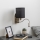 Brilagi - LED Paindlik seinalamp NUBILA 1xE27/25W/230V + LED/3W matt kroom/must