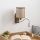 Brilagi - LED Paindlik seinalamp NUBILA 1xE27/25W/230V + LED/3W matt kroom/pruun