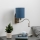 Brilagi - LED Paindlik seinalamp NUBILA 1xE27/25W/230V + LED/3W matt kroom/tumesinine