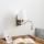 Brilagi - LED Paindlik seinalamp NUBILA 1xE27/25W/230V + LED/3W matt kroom/valge