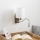 Brilagi - LED Paindlik seinalamp NUBILA 1xE27/25W/230V + LED/3W matt kroom/valge