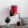 Brilagi - LED Paindlik seinalamp NUBILA 1xE27/25W/230V + LED/3W must/Pompeii punane