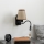 Brilagi - LED Paindlik seinalamp NUBILA 1xE27/25W/230V + LED/3W must/pruun