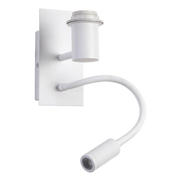 Brilagi - LED Paindlik seinalamp NUBILA 1xE27/25W/230V + LED/3W valge