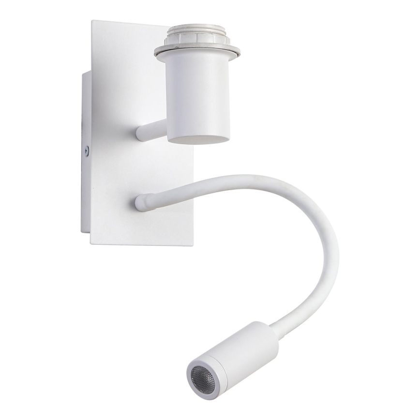 Brilagi - LED Paindlik seinalamp NUBILA 1xE27/25W/230V + LED/3W valge
