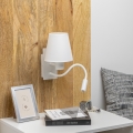 Brilagi - LED Paindlik seinalamp NUBILA 1xE27/25W/230V + LED/3W valge