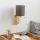 Brilagi - LED Paindlik seinalamp NUBILA WOOD 1xE27/25W/230V + LED/3W tamm/antratsiit