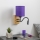 Brilagi - LED Paindlik seinalamp NUBILA WOOD 1xE27/25W/230V + LED/3W tamm/lilla