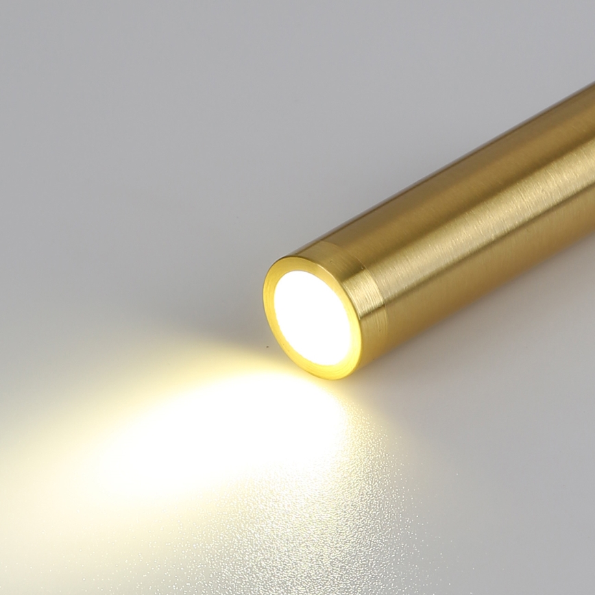 Brilagi - LED Paindlik seinalamp USB pordiga MAYA LED/3W/230V 4000K must/kuldne