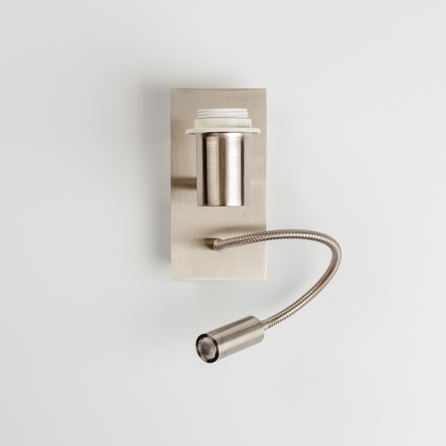 Brilagi - LED painduv seinavalgusti NUBILA 1xE27/25W/230V + LED/3W mattkroom/kollane