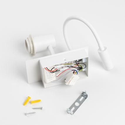 Brilagi - LED painduv seinavalgusti NUBILA 1xE27/25W/230V + LED/3W valge/kollane