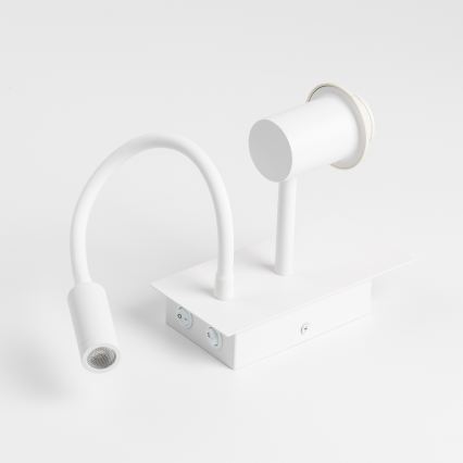 Brilagi - LED painduv seinavalgusti NUBILA 1xE27/25W/230V + LED/3W valge/oranž