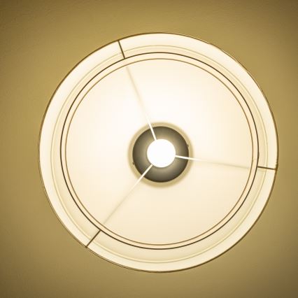 Brilagi - LED pealepandav lühter CERIA 1xE27/40W/230V läbimõõt 50 cm valge/beež